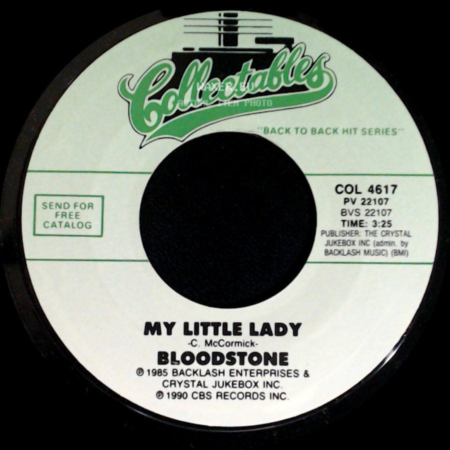 Bloodstone - Never Let You Go / My Little Lady side B