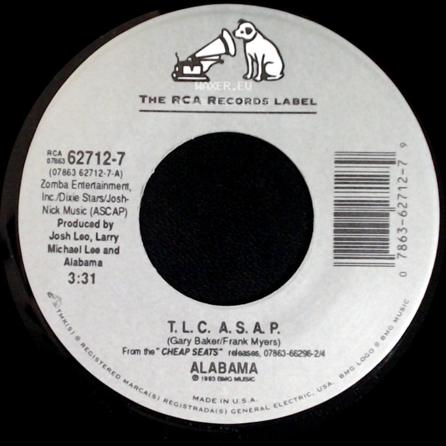 Alabama - That Feeling / T.L.C. A.S.A.P. side B
