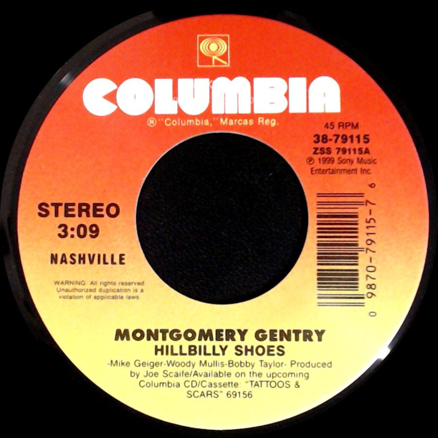 Montgomery Gentry - All Night Long / Hillbilly Shoes side B