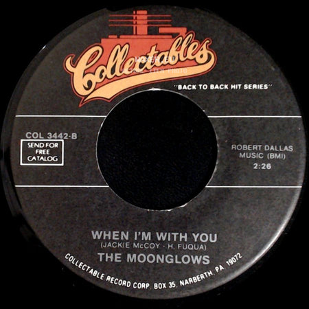 The Moonglows - Seesaw / When I'm With You side B