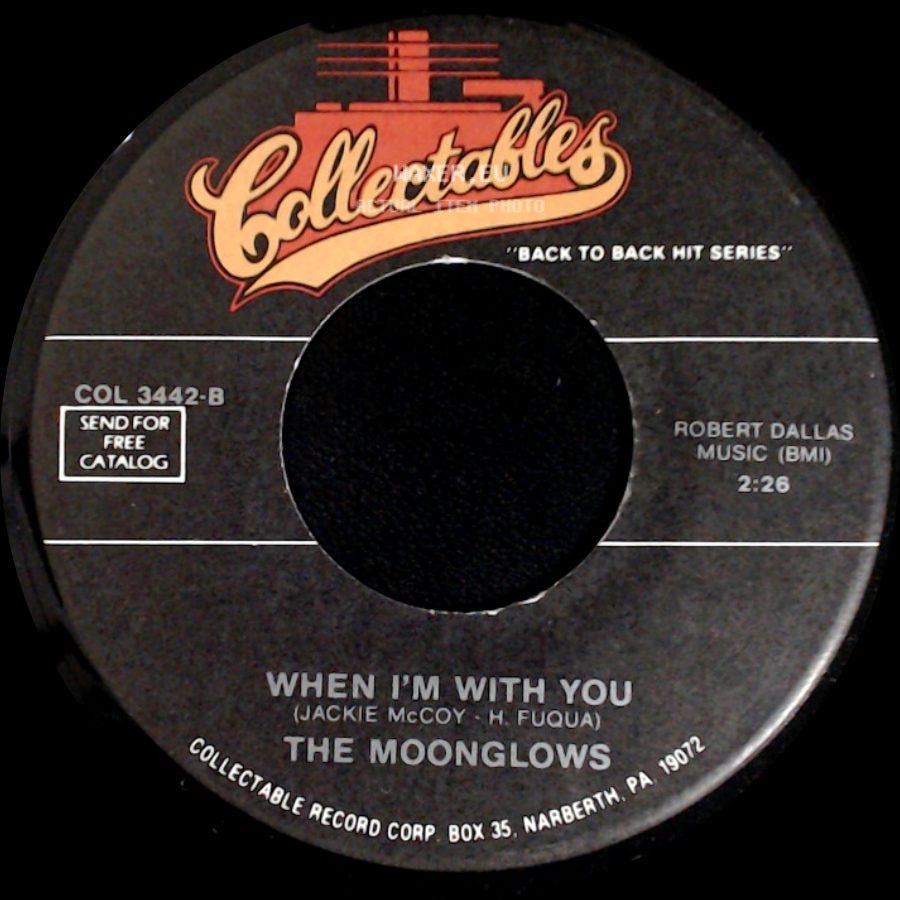 The Moonglows - Seesaw / When I'm With You side B