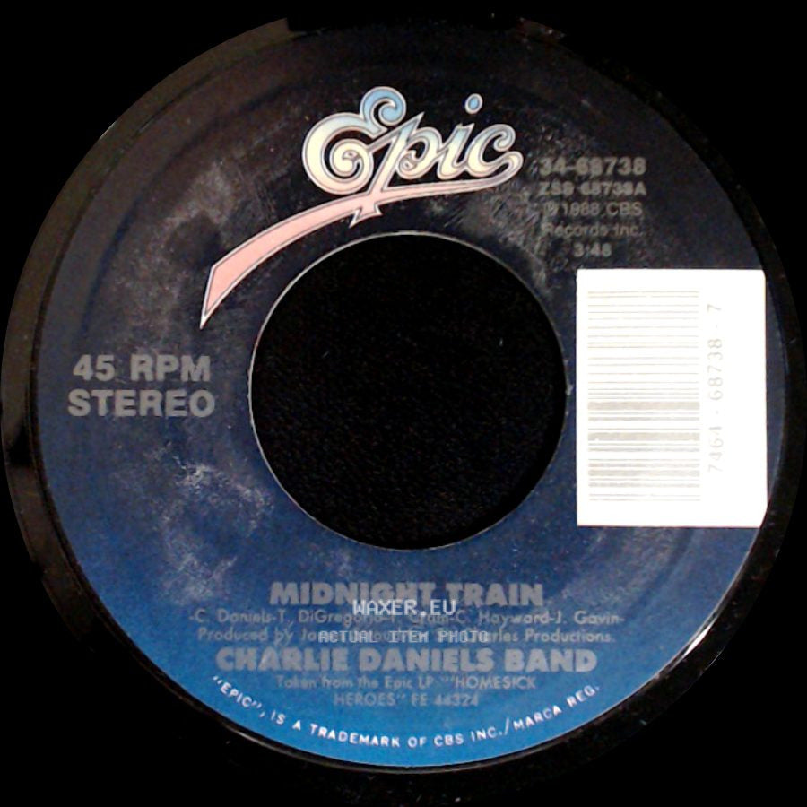 Charlie Daniels Band - Get Me Back To Dixie / Midnight Train side B