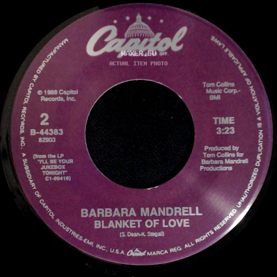 Barbara Mandrell - Mirror Mirror / Blanket Of Love side B