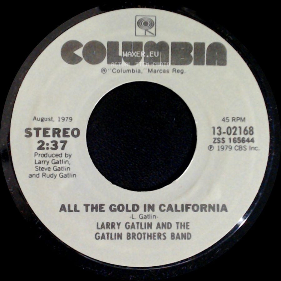 Larry Gatlin And The Gatlin Brothers Band - The Midnight Choir / All The Gold In California side B