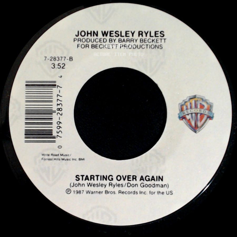 John Wesley Ryles - Midnight Blue / Starting Over Again side B