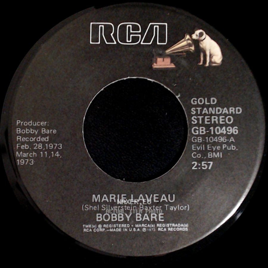 Bobby Bare - The Mermaid / Marie Laveau side B