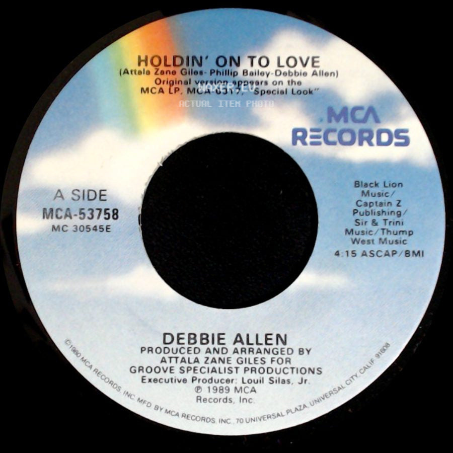 Debbie Allen - Holdin' On To Love / Holdin' On To Love side A