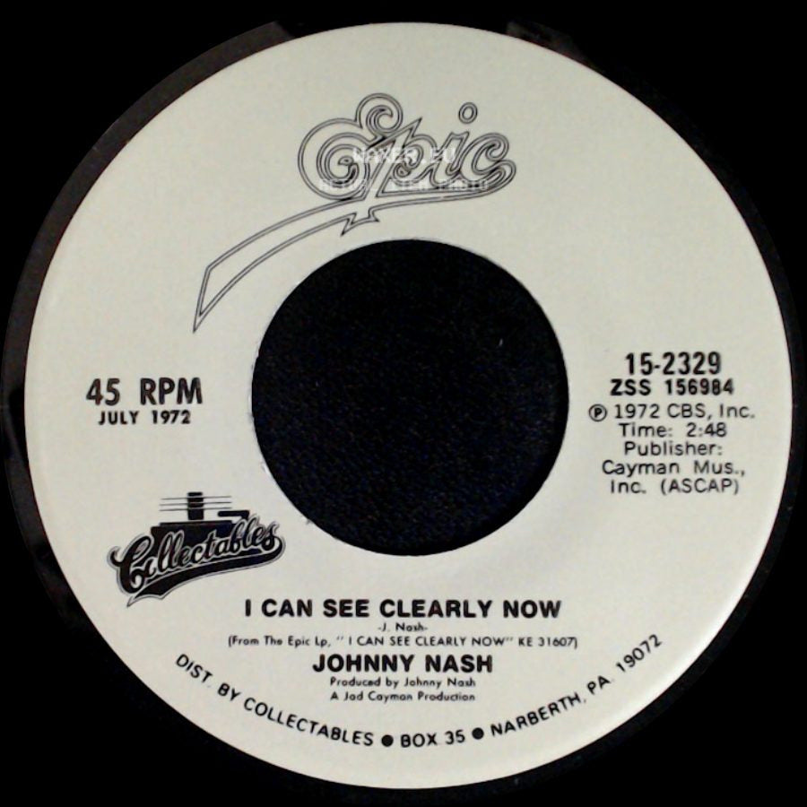 Johnny Nash - I Can See Clearly Now / Stir It Up side A