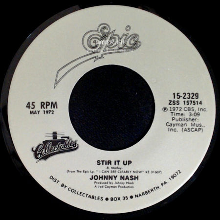 Johnny Nash - I Can See Clearly Now / Stir It Up side B