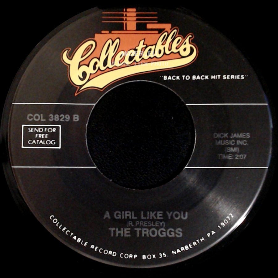 The Nashville Teens / The Troggs - Tobacco Road / A Girl Like You side B