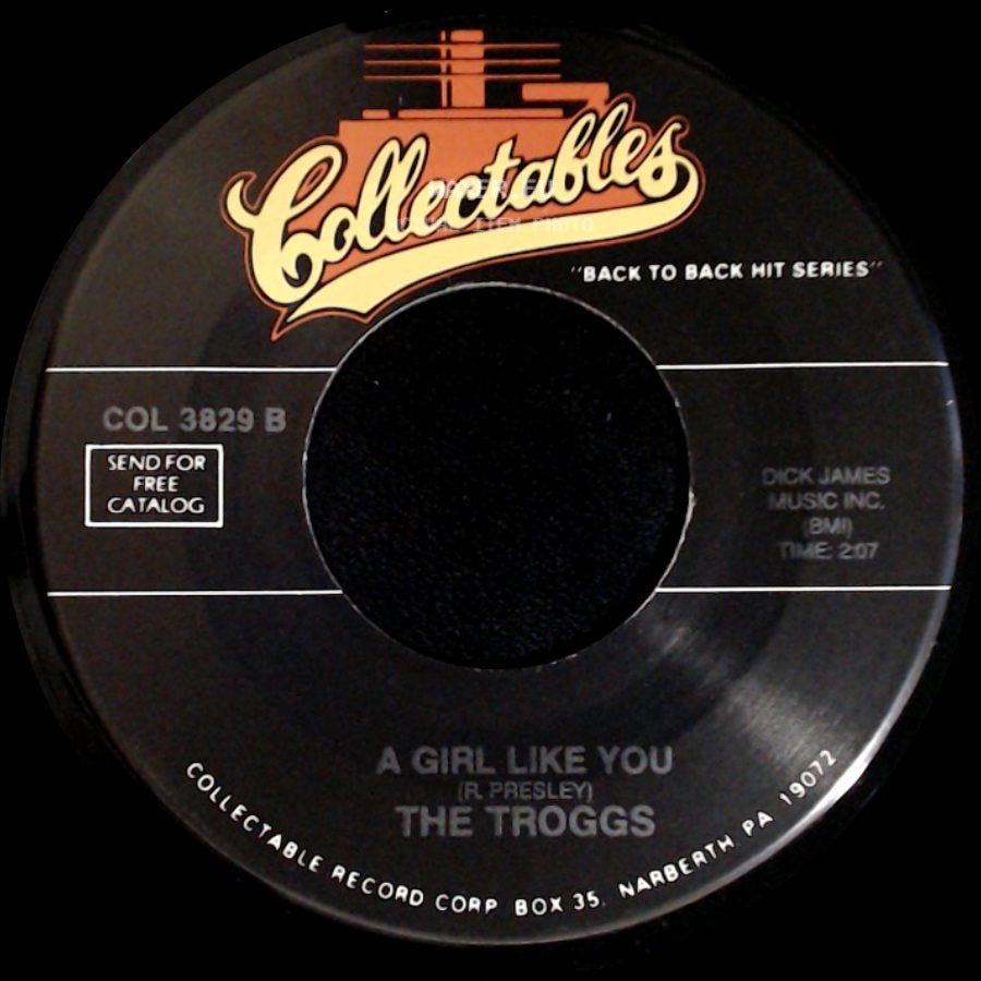 The Nashville Teens / The Troggs - Tobacco Road / A Girl Like You side B