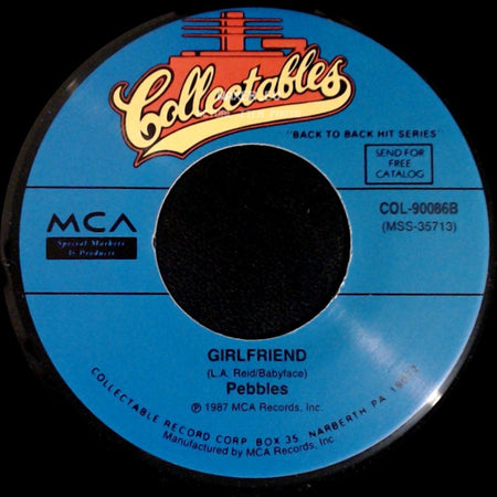 Pebbles - Mercedes Boy / Girlfriend side B