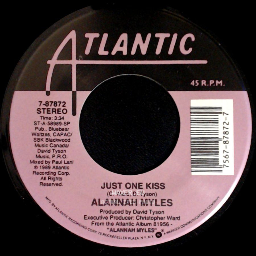 Alannah Myles - Just One Kiss / Lover Of Mine side A