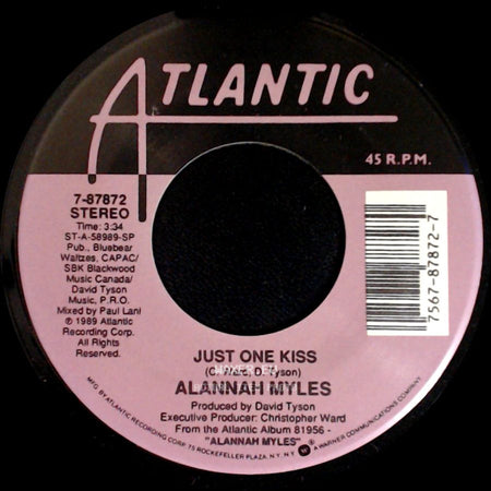 Alannah Myles - Just One Kiss / Lover Of Mine side A
