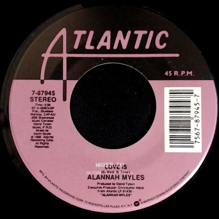 Alannah Myles - Love Is / Rock This Joint side A