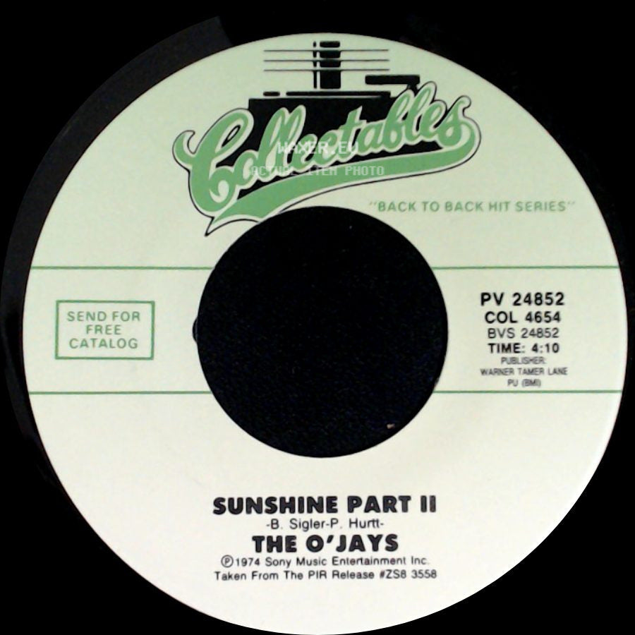The O'jays - Sunshine Part Ii / Give The People What They Want side A
