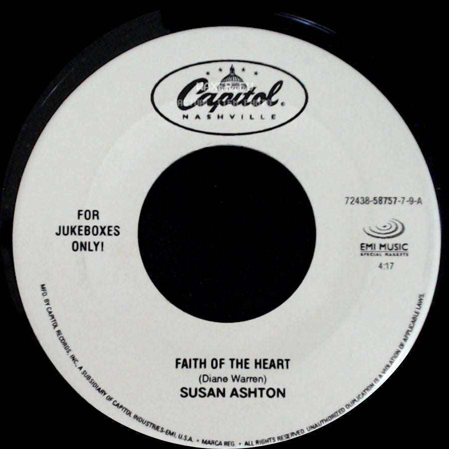 Susan Ashton - Faith Of The Heart / Spinning Like A Wheel side A