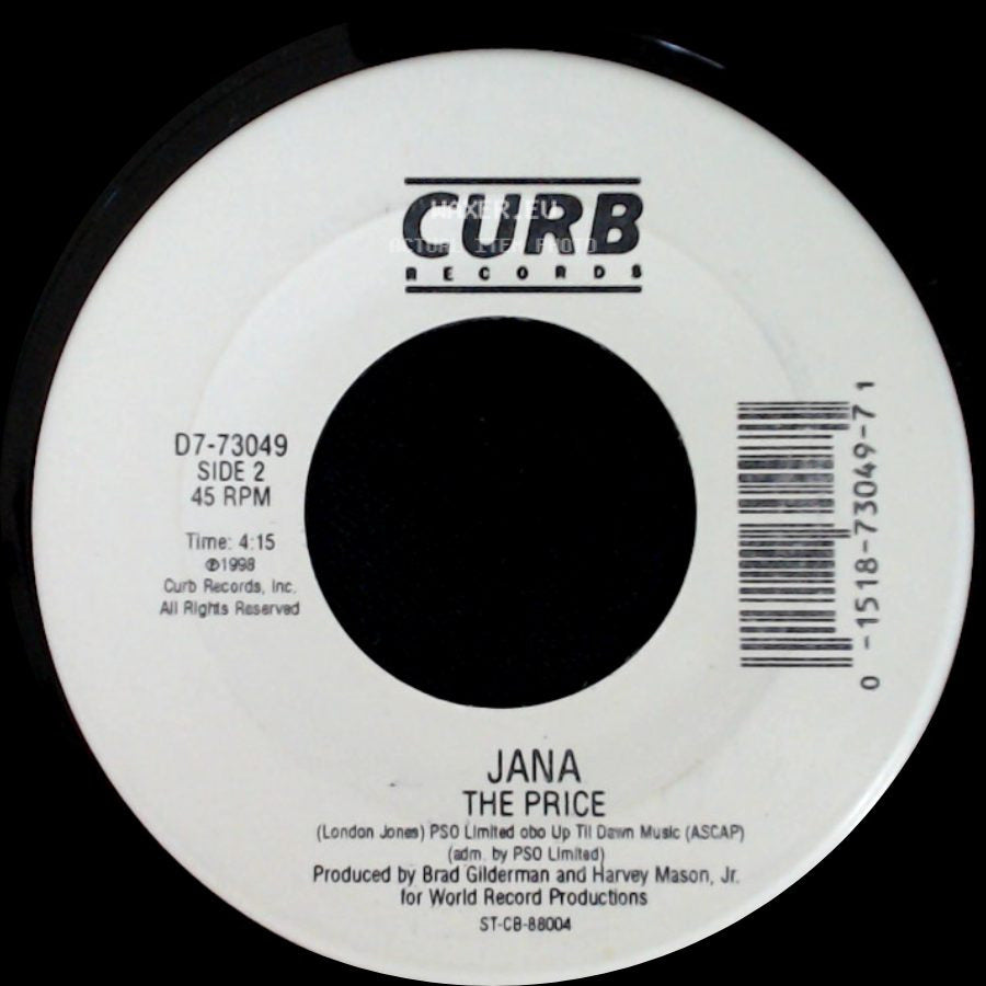 Jana - Near Me / The Price side B