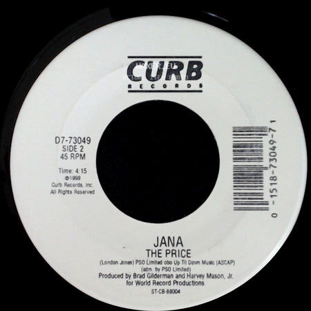 Jana - Near Me / The Price side B