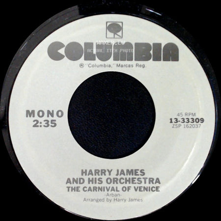 Harry James And His Orchestra - The Carnival Of Venice / The Flight Of The Bumble Bee side A