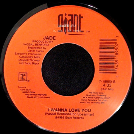Jade - I Wanna Love You / I Wanna Love You side B