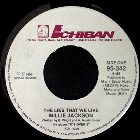 Millie Jackson - The Lies That We Live / Breaking Up Somebody's Home side A