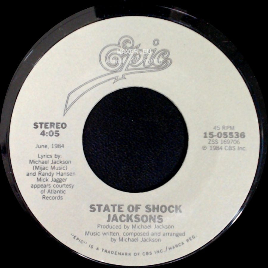 Jacksons - Torture / State Of Shock side B