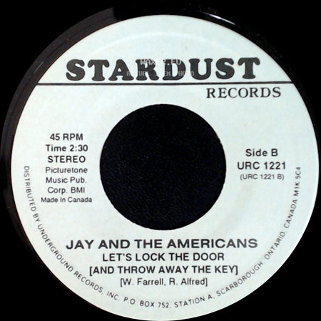 Steve Lawrence / Jay And The Americans - Portrait Of My Love / Let's Lock The Door [And Throw Away The Key] side B