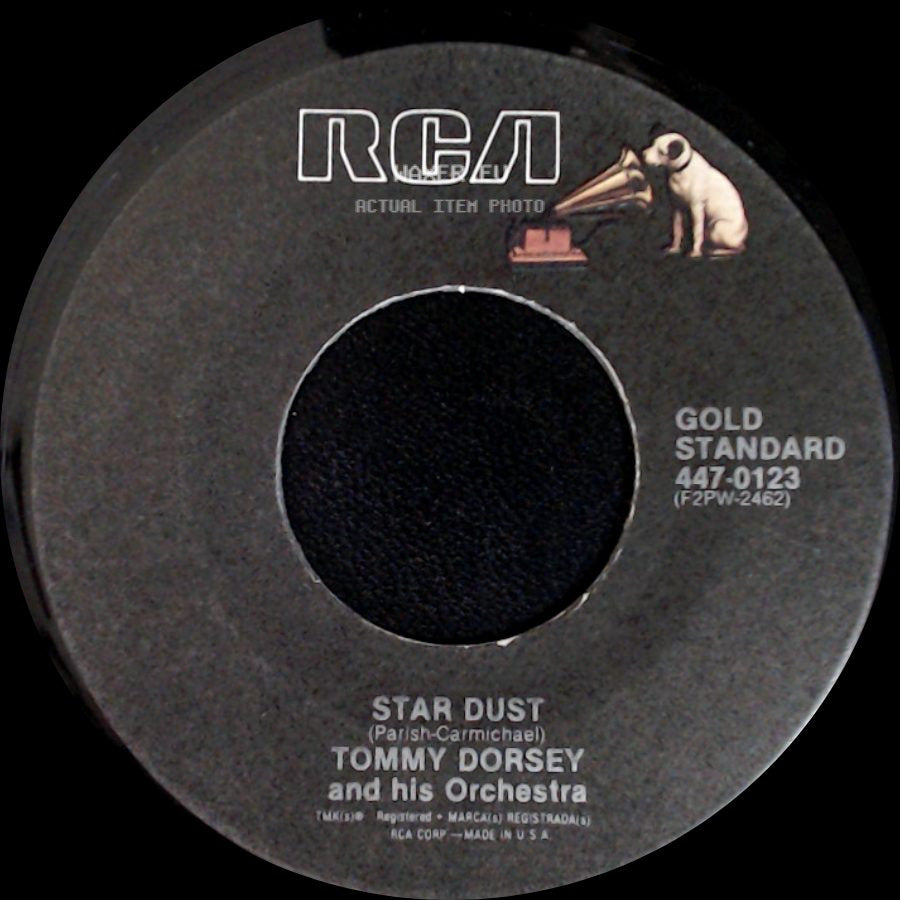 Tommy Dorsey And His Orchestra - There Are Such Things / Star Dust side B