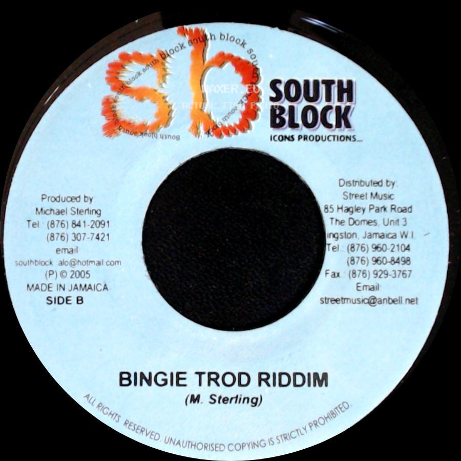 Jah Cure - Hi Hi / Bingie Trod Riddim side B
