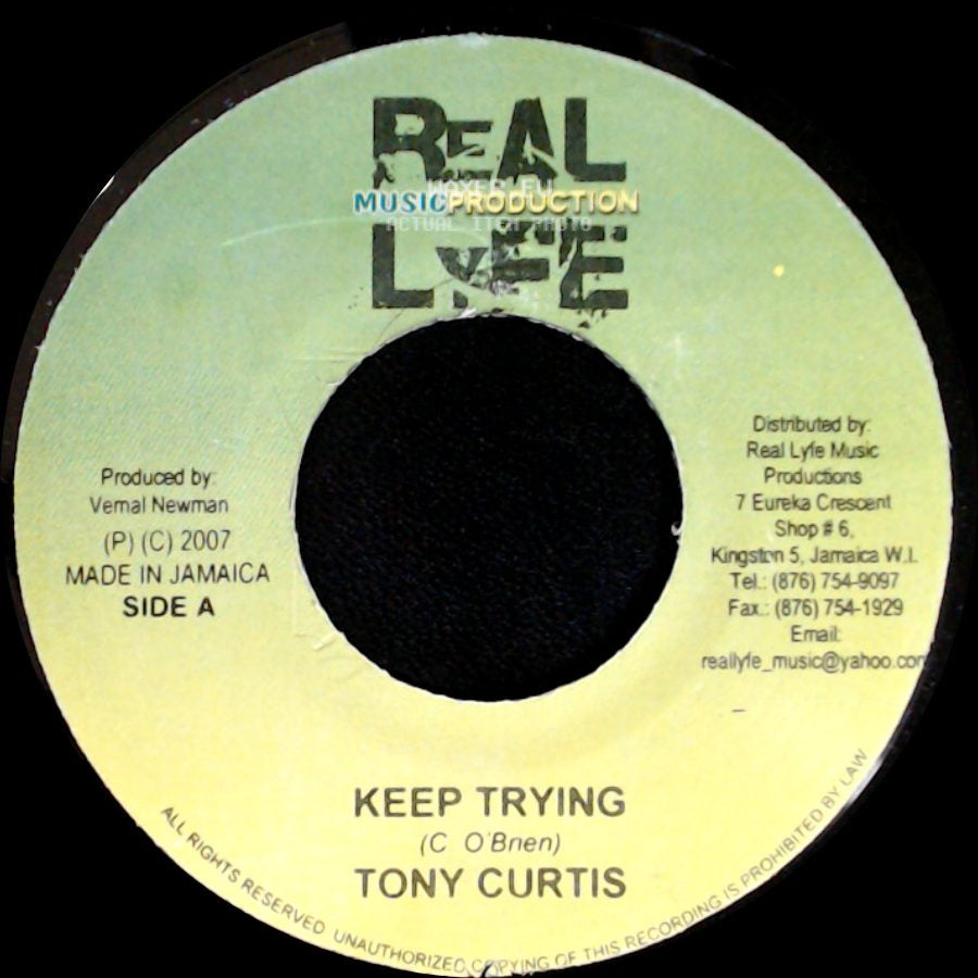 Tony Curtis - Keep Trying / Generation Riddim side A