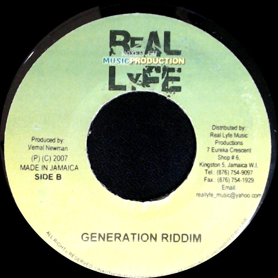 Tony Curtis - Keep Trying / Generation Riddim side B