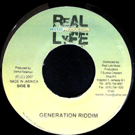 Tony Curtis - Keep Trying / Generation Riddim side B