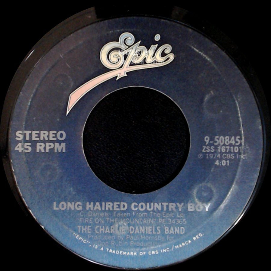 The Charlie Daniels Band - Long Haired Country Boy / Sweet Louisiana side A