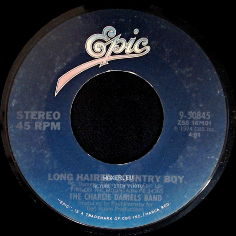 The Charlie Daniels Band - Long Haired Country Boy / Sweet Louisiana side A