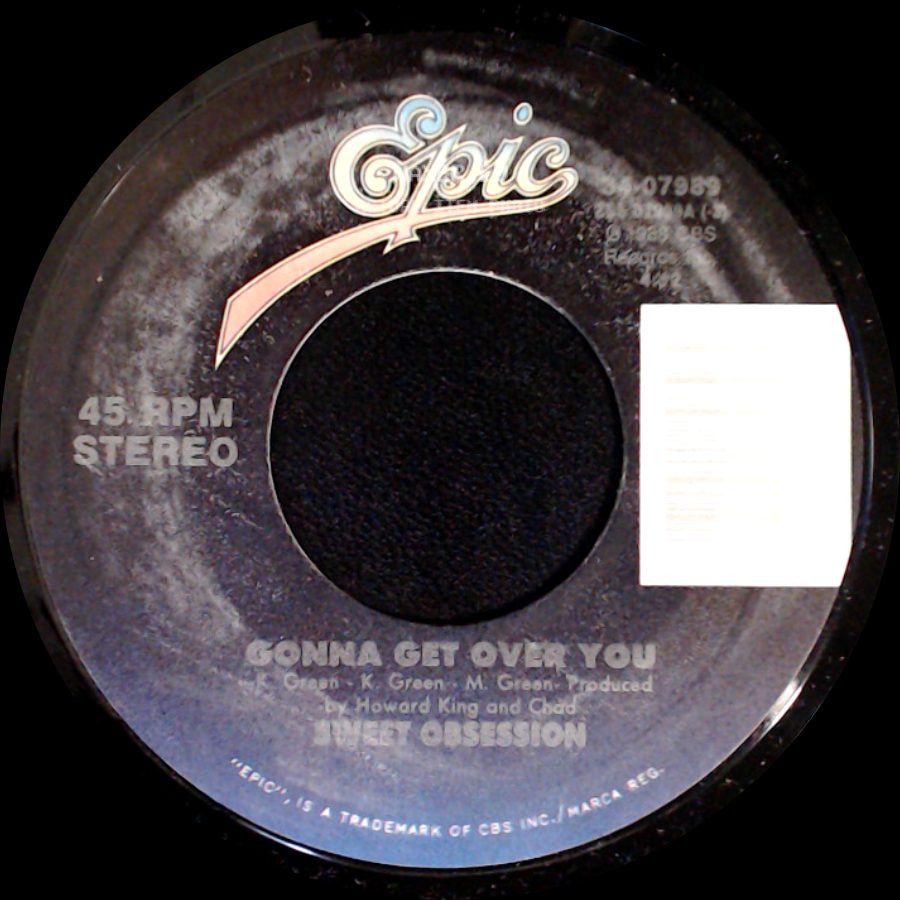 Sweet Obsession - Gonna Get Over You / Gonna Get Over You (Instrumental) side A