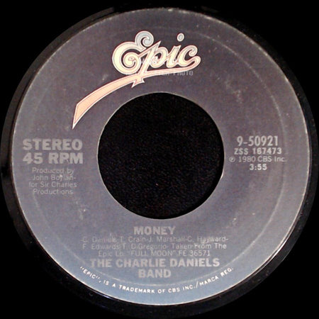 The Charlie Daniels Band - Money / The Legend Of Wooley Swamp side A