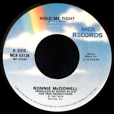 Ronnie Mcdowell - Make Me Late For Work Today / Hold Me Tight side B