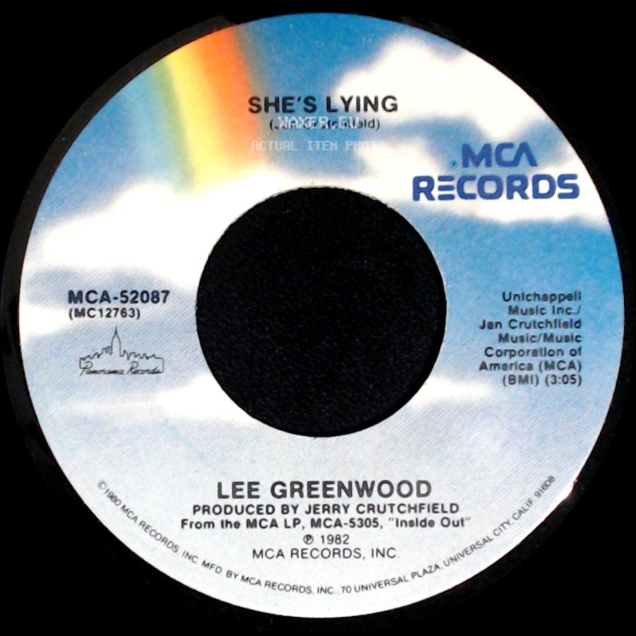Lee Greenwood - She's Lying / Home Away From Home side A