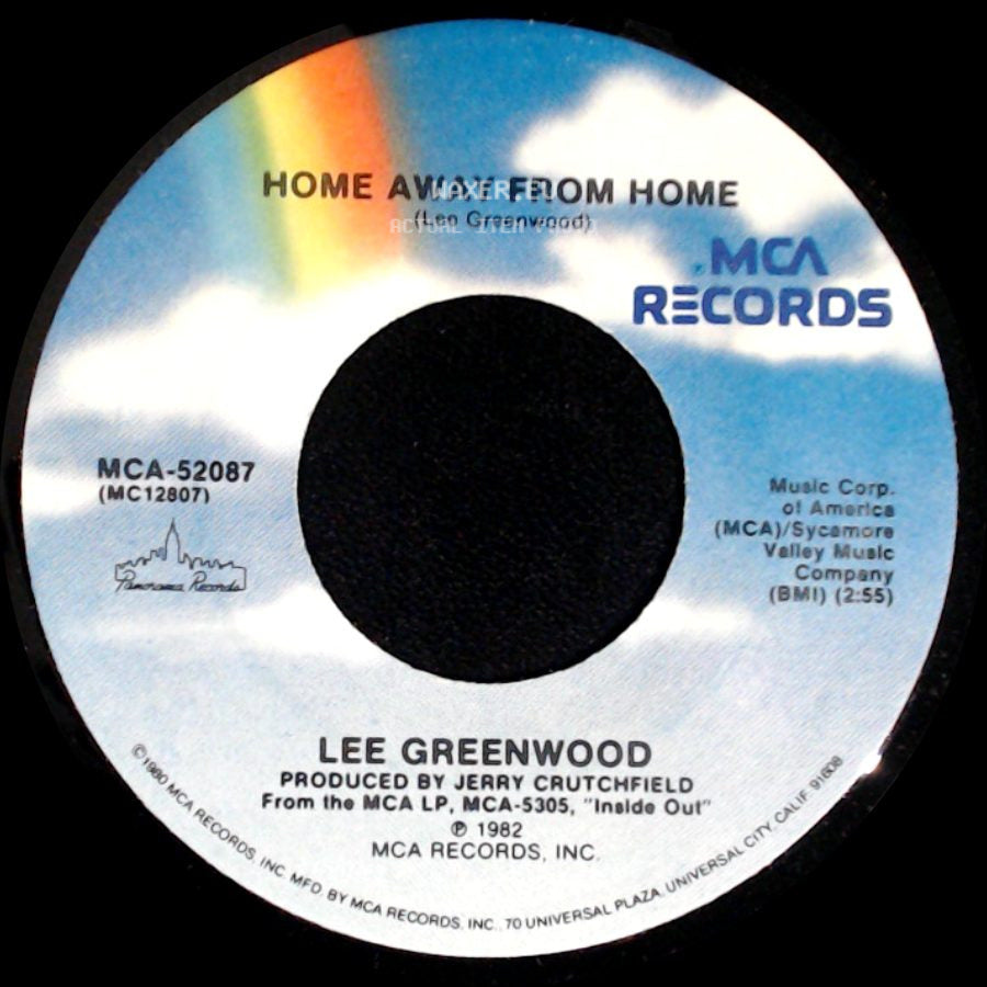 Lee Greenwood - She's Lying / Home Away From Home side B