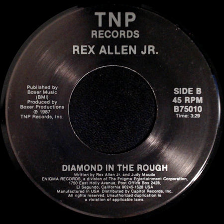Rex Allen Jr. - We're Staying Together / Diamond In The Rough side B