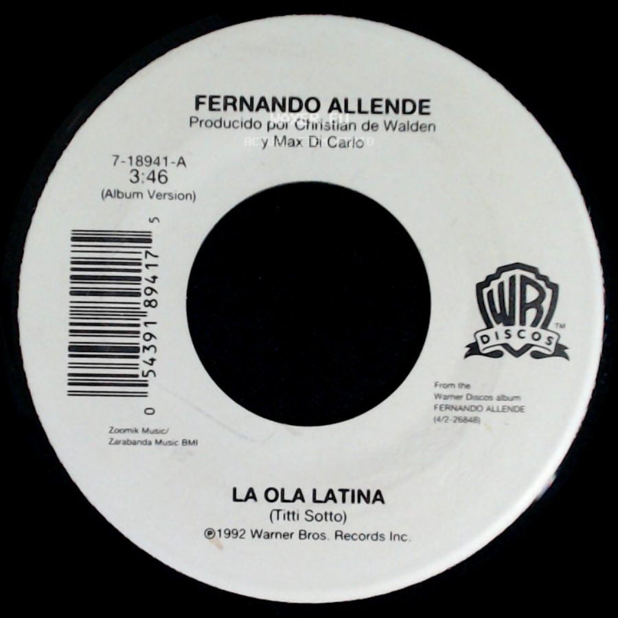 Fernando Allende - La Ola Latina / Noches De Acapulco side A