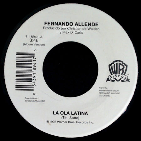 Fernando Allende - La Ola Latina / Noches De Acapulco side A