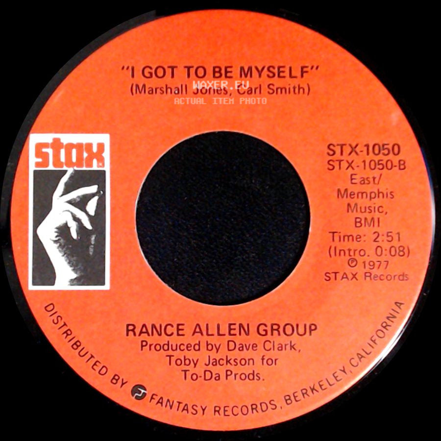Rance Allen Group - Ain't No Need Of Crying / I Got To Be Myself side B