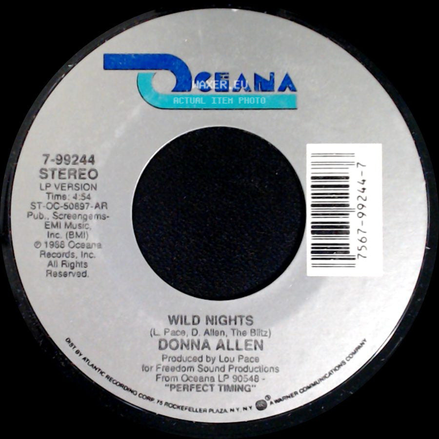 Donna Allen - Wild Nights / Joy And Pain side A