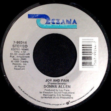 Donna Allen - Wild Nights / Joy And Pain side B