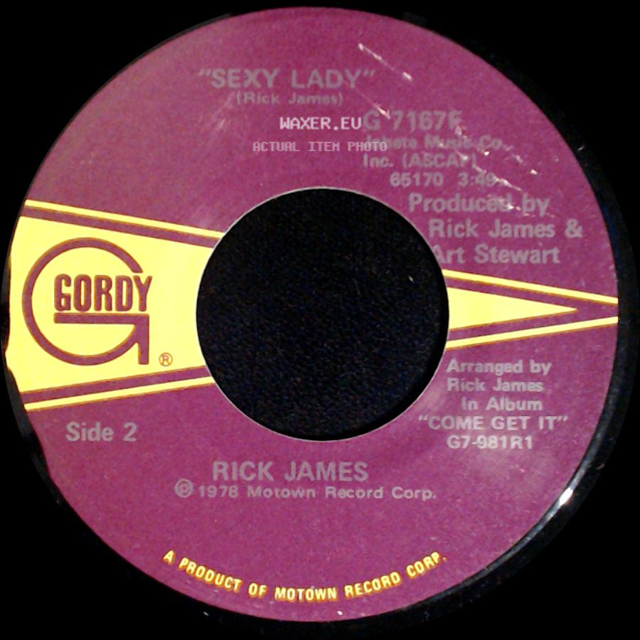 Rick James - Bustin' Out / Sexy Lady side B