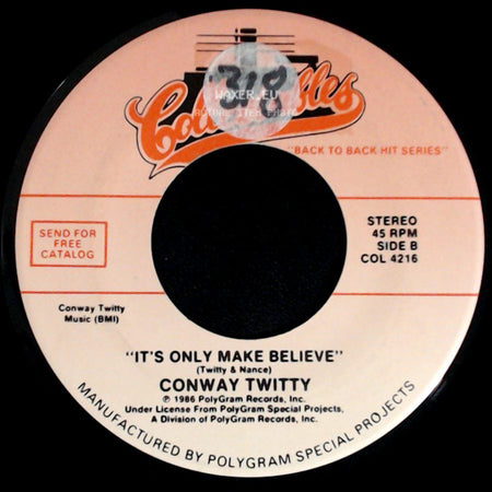 Phil Phillips / Conway Twitty - Sea Of Love / It's Only Make Believe side B