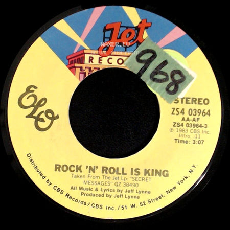 Elo - After All / Rock 'n' Roll Is King side B