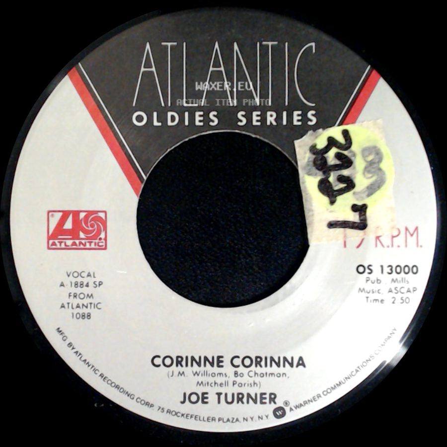 Joe Turner - Honey Hush / Corinne Corinna side B